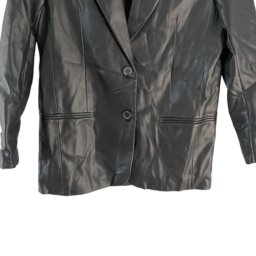 Zara Women Leather Jacket Size S